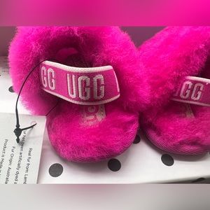 UGG Fluff Yeah Slide Rock Rose (Infant)